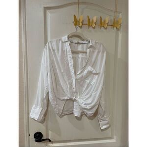 Anthropologie Pilcro Knotted Blouse size XS